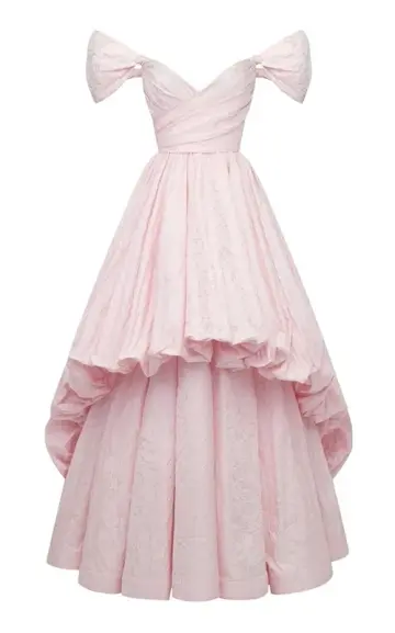 Light pink elegant fitted long ball gown/bridal dress R8569