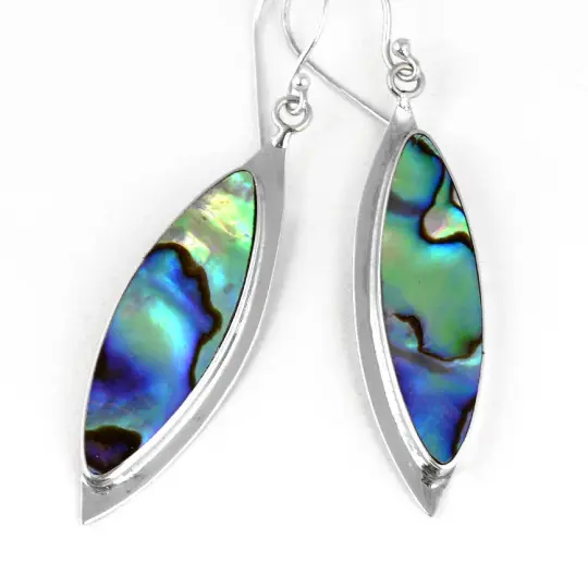 Abalone Shell Hook Earrings
