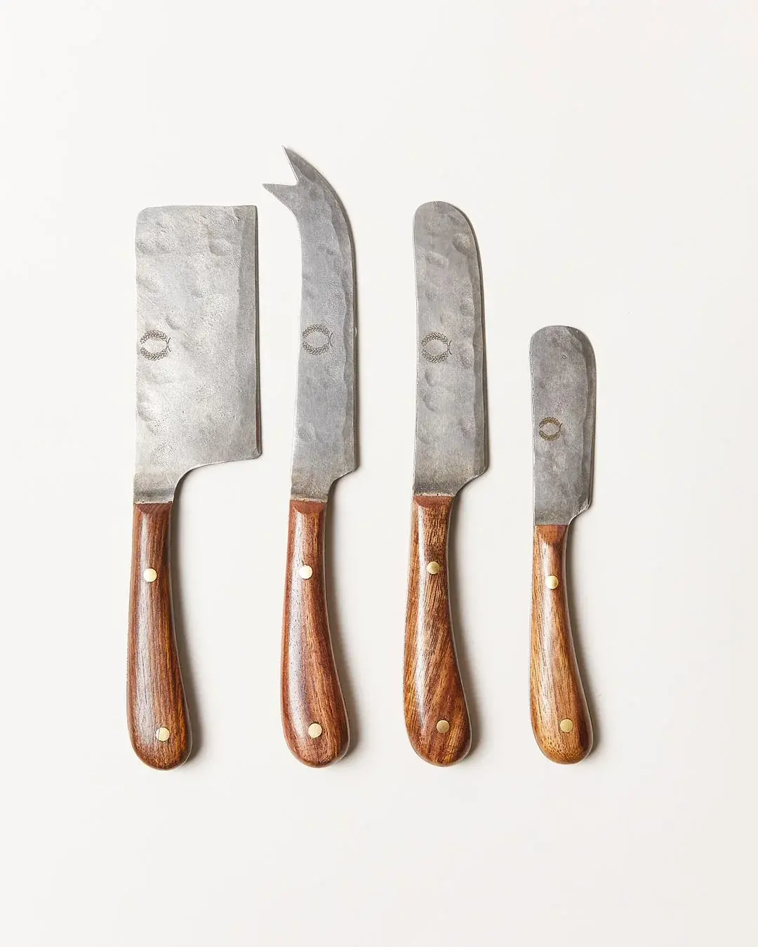 Artisan Forged Cheese Knives - Set of 4