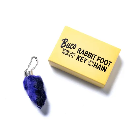 BUCO RABBIT FOOT KEY CHAIN