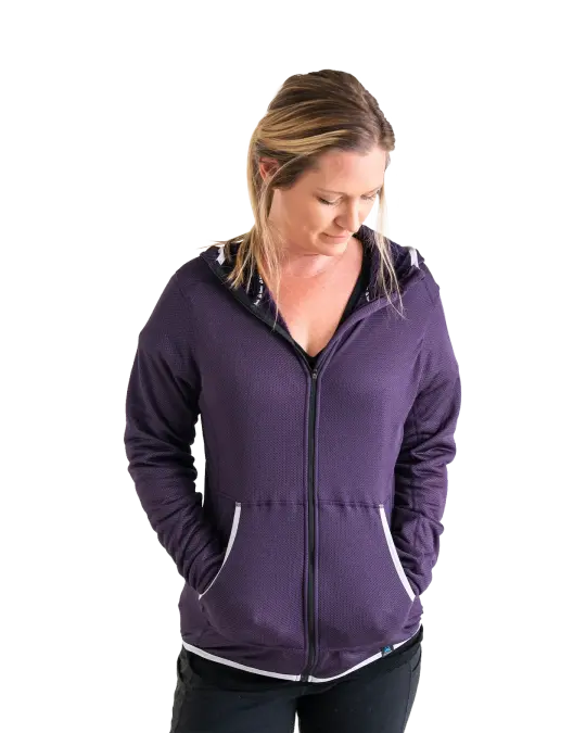Women's Octa Fleece Hoody - Full Zip