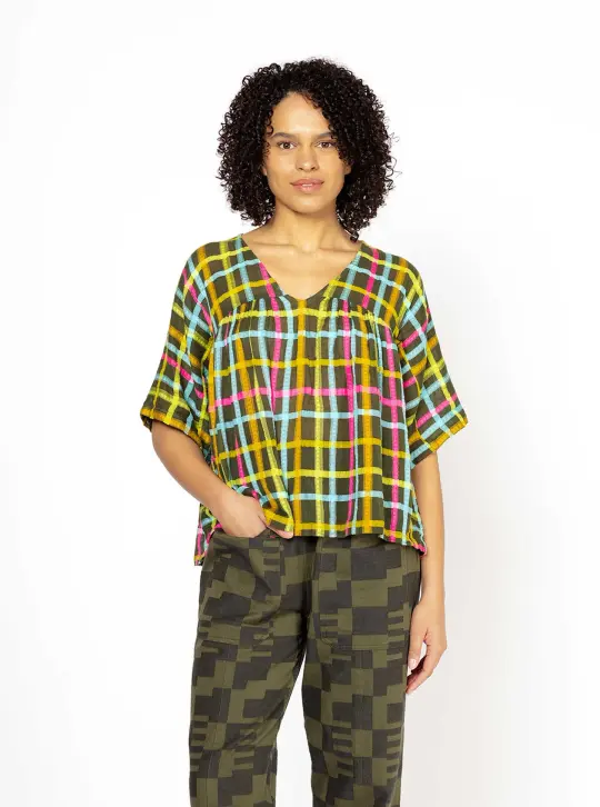 sample sale | maura top juniper | XS & S