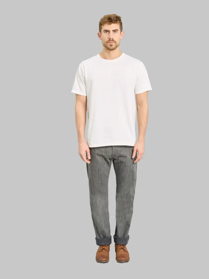 ONI Denim 275 20oz Awa Sumi x Awa Shoai Regular Straight Jeans