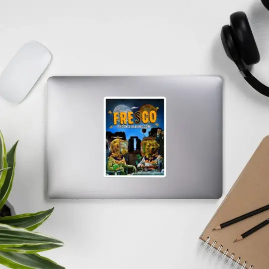 Fresco Bubble-Free Vinyl Stickers | Available in 3 Sizes!
