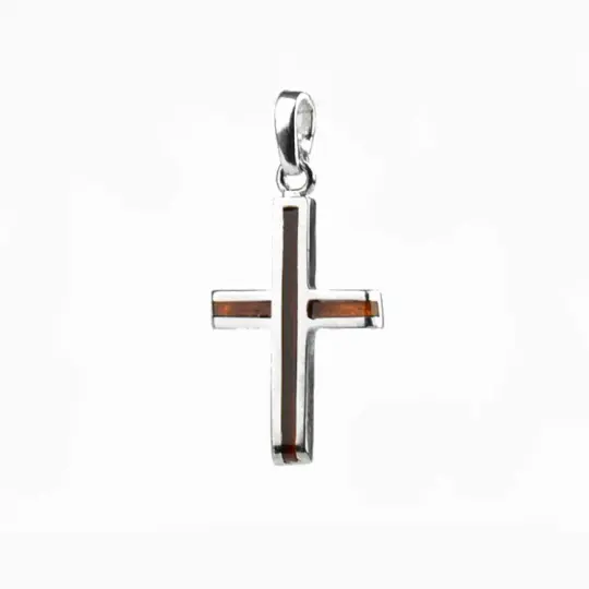 Modern Unisex Amber Cross