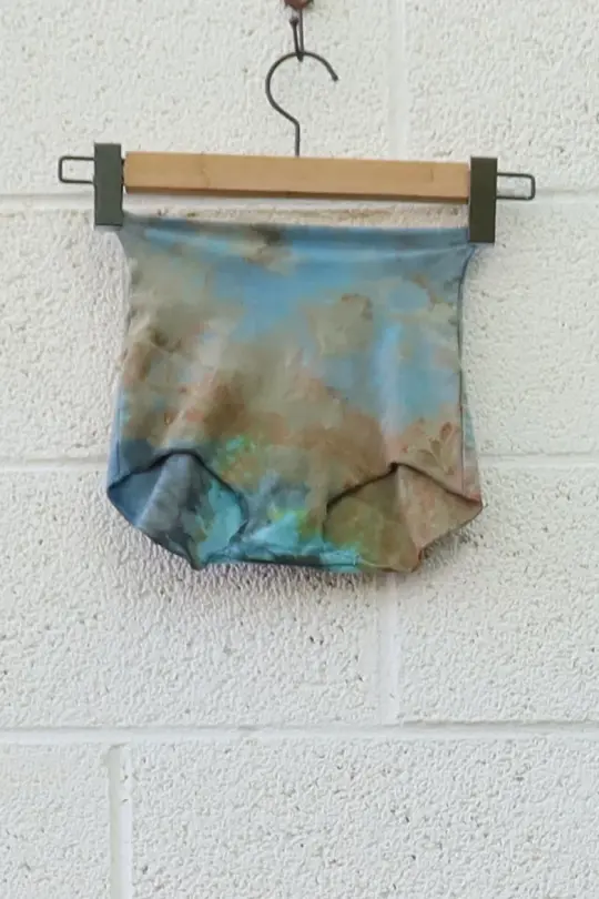 OOAK - Granny Panty / XXS / Stretch Organic Cotton / Ice Dye (250)