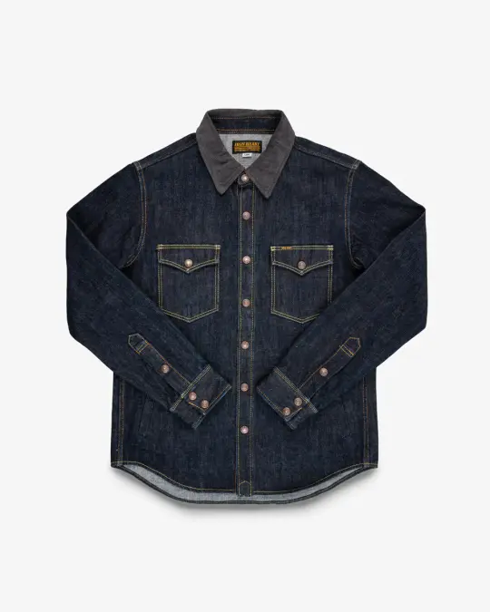 16oz Selvedge Denim CPO Shirt - Indigo