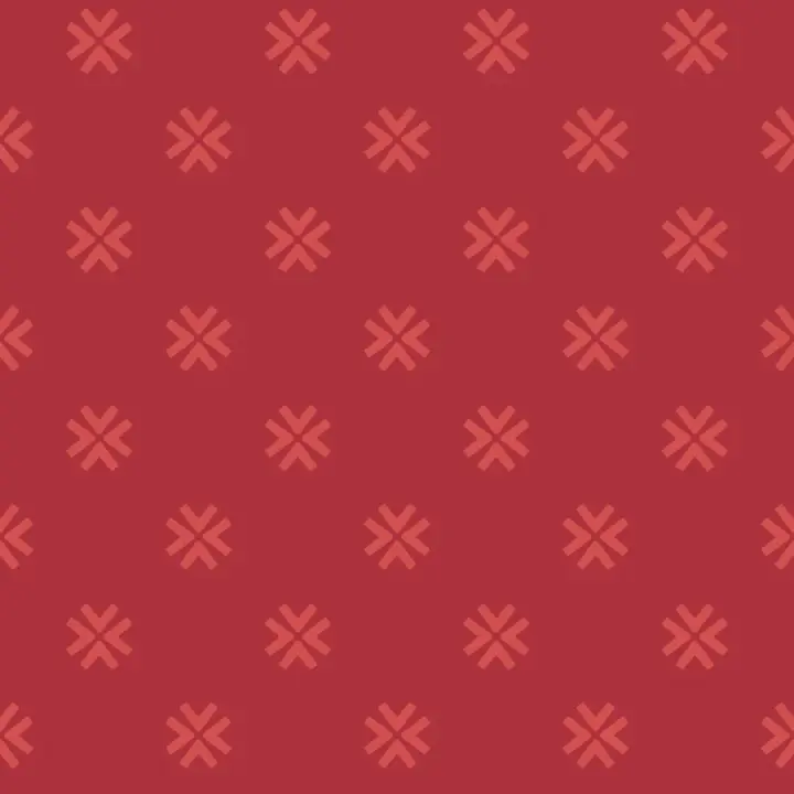 Red Geometric from Orchard House
