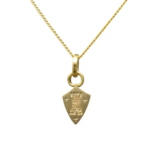 Castle Escutcheon Necklace