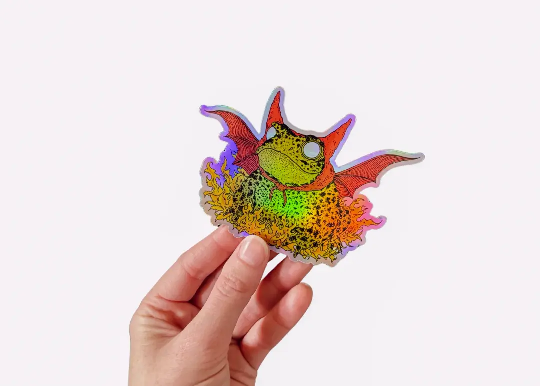 Devil Toad Sticker