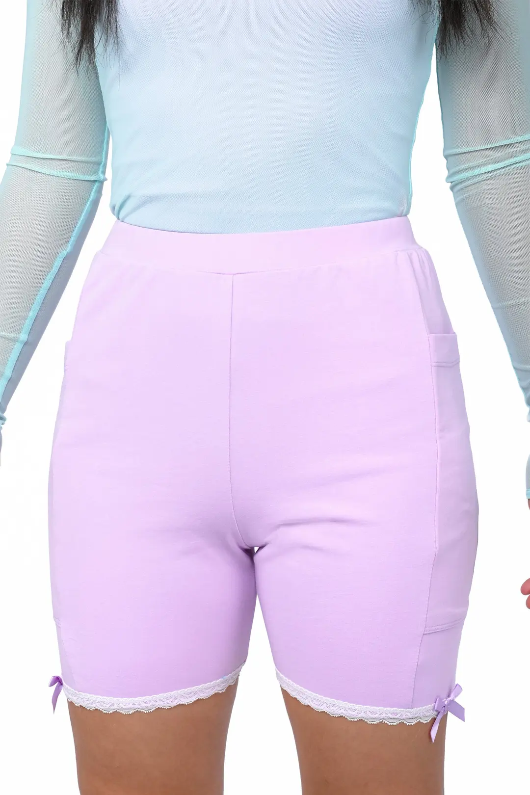 Basics Biker Shorts - Lavender