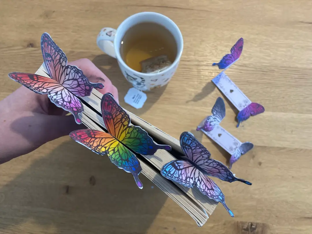 LGBT pride flag bookmarks