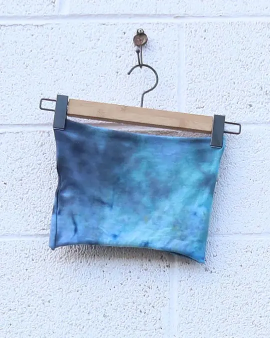 OOAK -  Boob Tube / XXS / Stretch Cotton / Ice Dye (296)