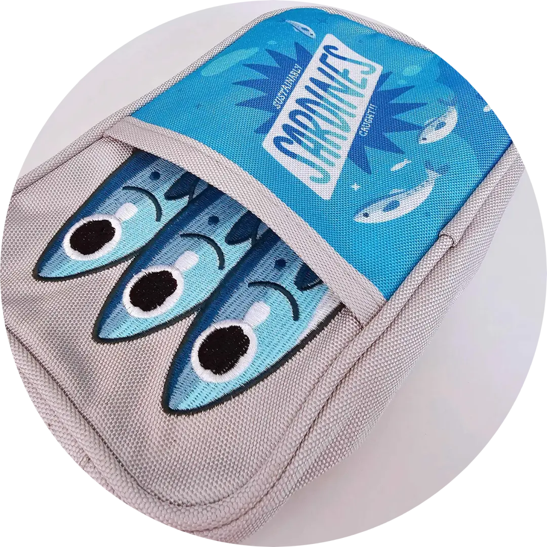 Sustainable Canned Sardines Convertible Mini-Bag