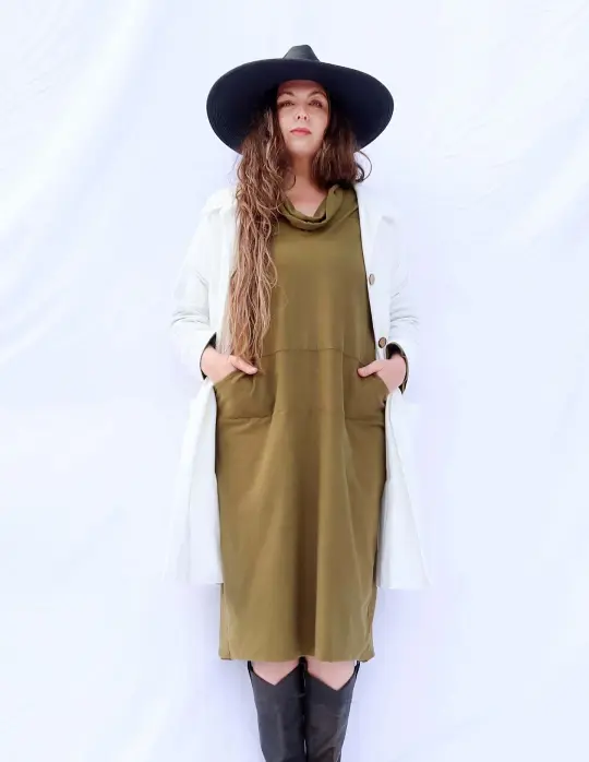 Many Moons Darjeeling Classic Below Knee Dress