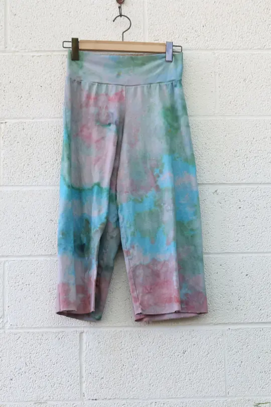 OOAK - Simplicity Gauchos / M / Med Hemp / Ice Dye (367)
