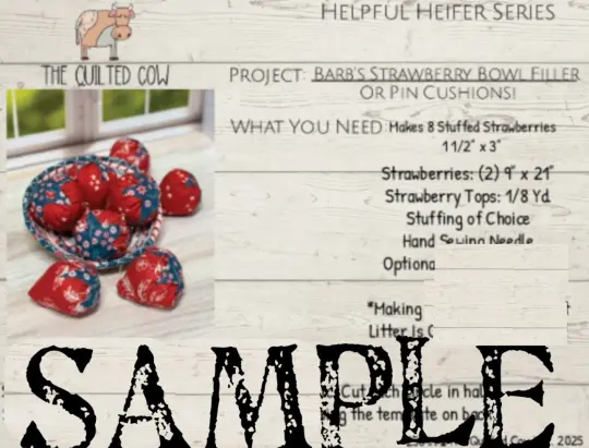Helpful Heifer Barb's Strawberry Bowl Filler