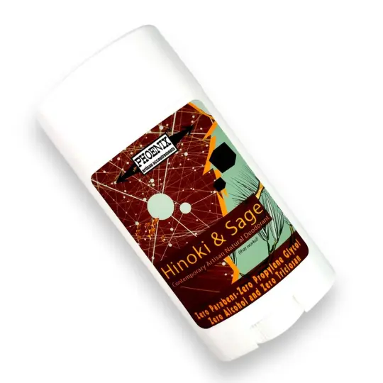 Hinoki & Sage Natural Deodorant | Sport Strength | An Instant Classic!