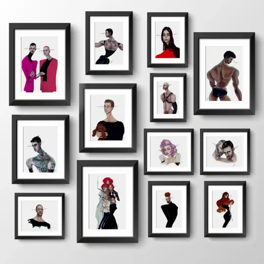 BESPOKE ILLUSTRASHION COMMISSION – Portrait Gallery