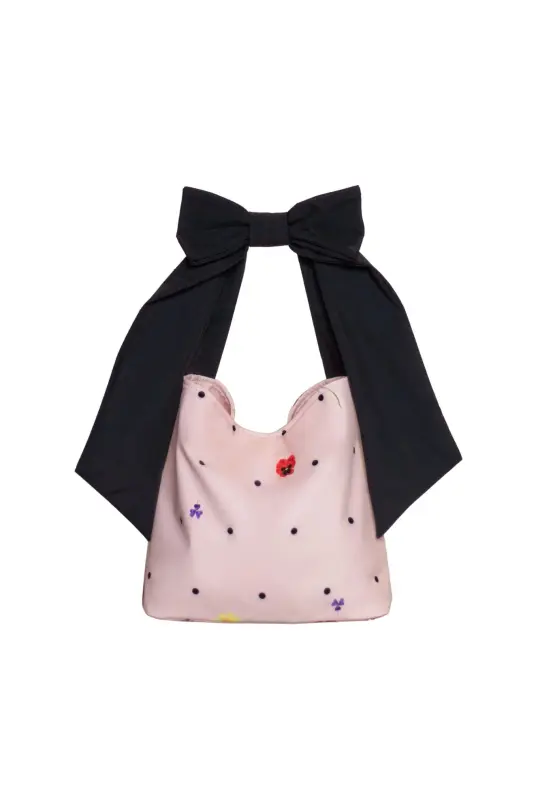 Bow Tote Bag | Pink Blossom