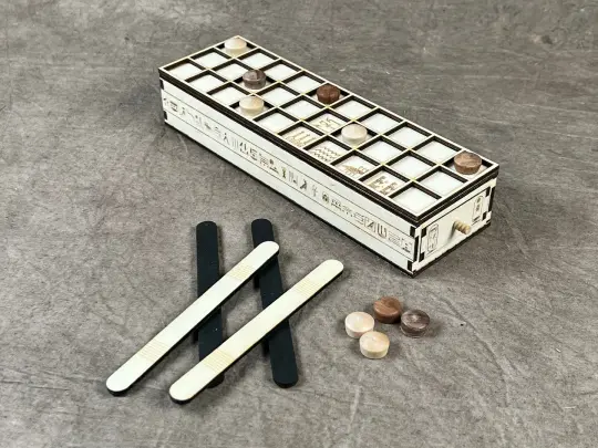 Ancient Egyptian SENET from the Tomb of Tutankhamun! An ancient game of skill and strategy!