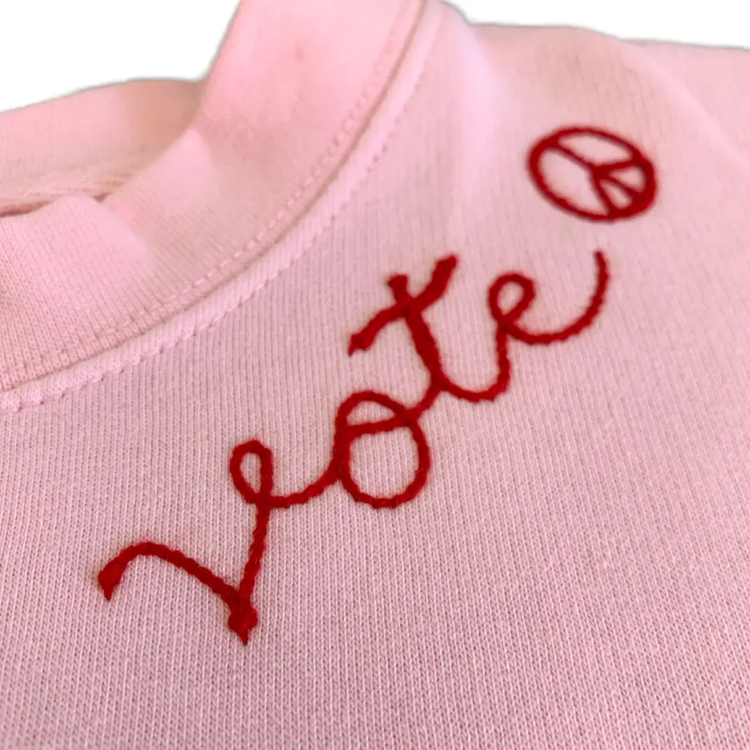 ADULT - Pink Vote Sweatshirt