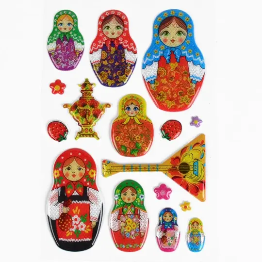 Nesting Dolls Russian Stickers