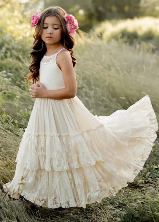 Catrin Dress in Cream