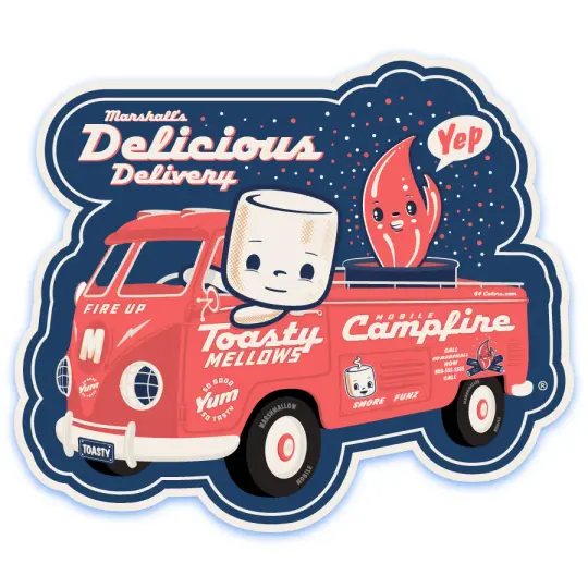 Delicious Delivery Sticker