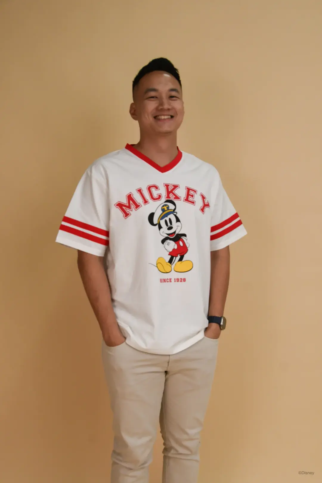 Adult Varsity Tee - Sailor Mickey