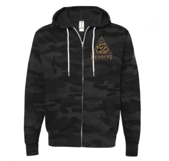 Black on Black Camo hoodie