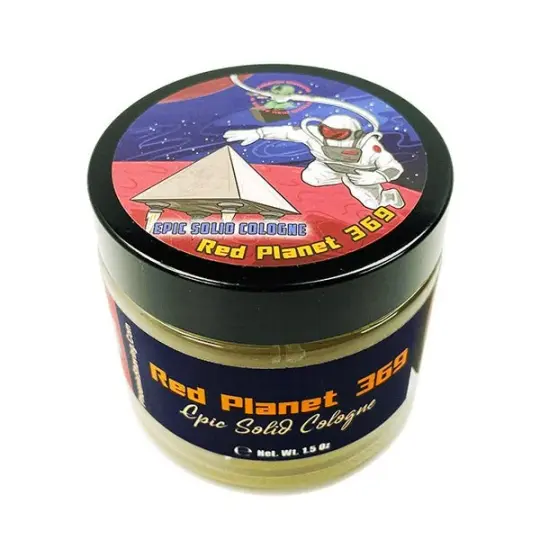 Red Planet 369 Solid Cologne | Contains Prickly Pear Oil | A Classic Martian Barbershop