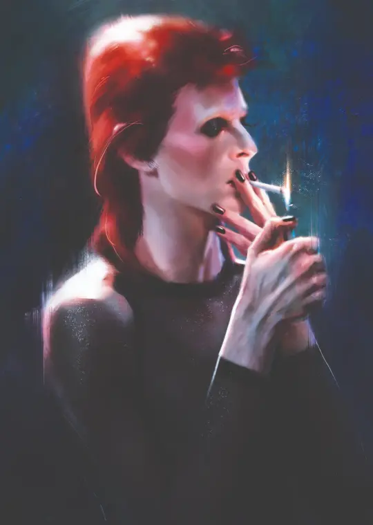 'Cigarette' Art Print by Eftristesse