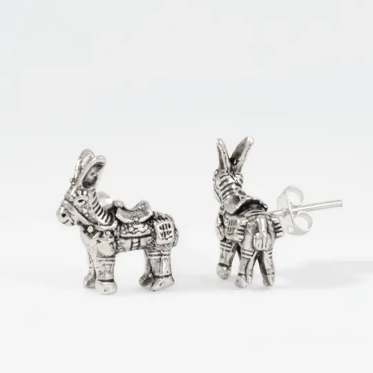 Sterling Silver Burrito Earrings