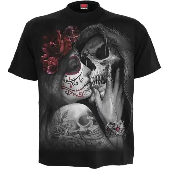DEAD KISS T-Shirt Black - Top Quality 100% Cotton