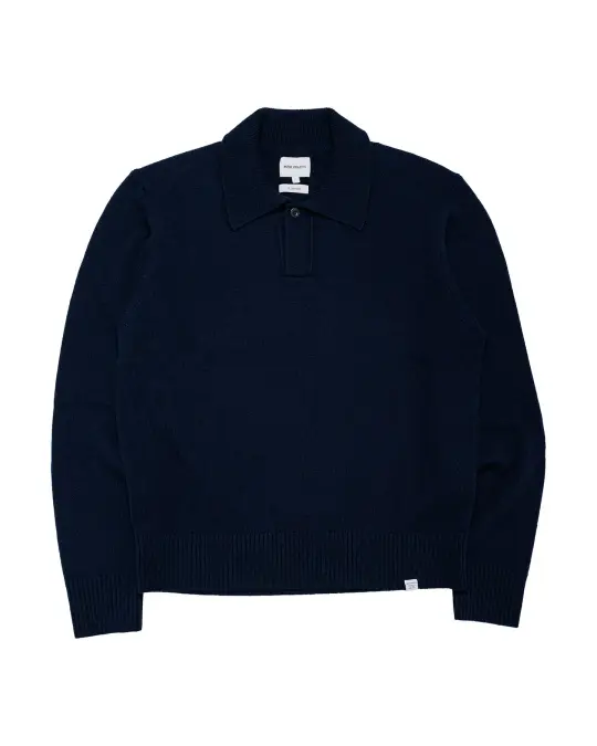 Norse Projects Anholt Lambswool Dark Navy