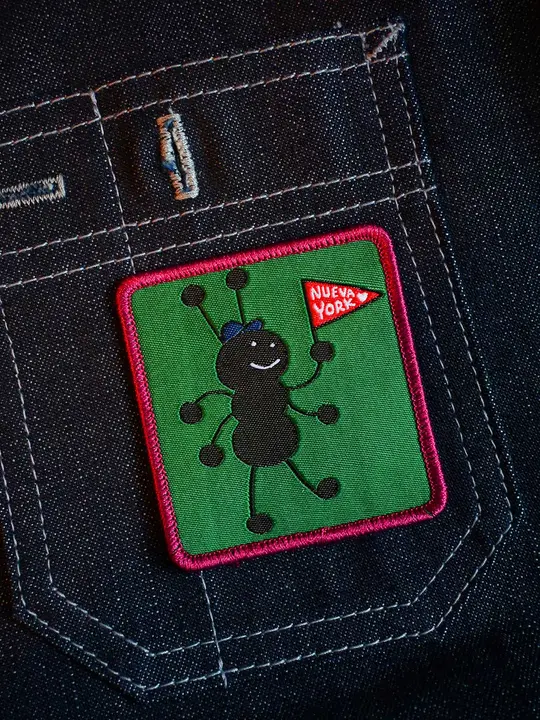 "Nueva York" woven patch