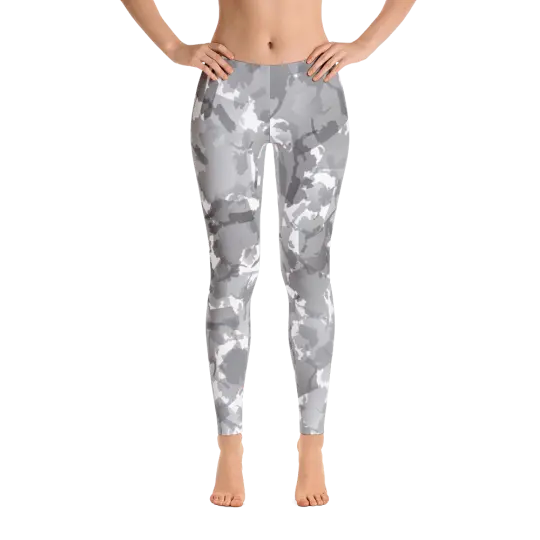 Alaska Pattern Leggings - Overcast