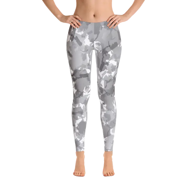 Alaska Pattern Leggings - Overcast