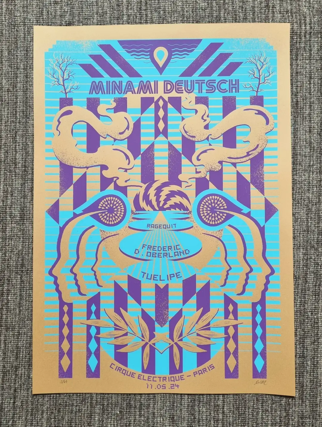 MINAMI DEUTSCH (gigposter Paris 2024)