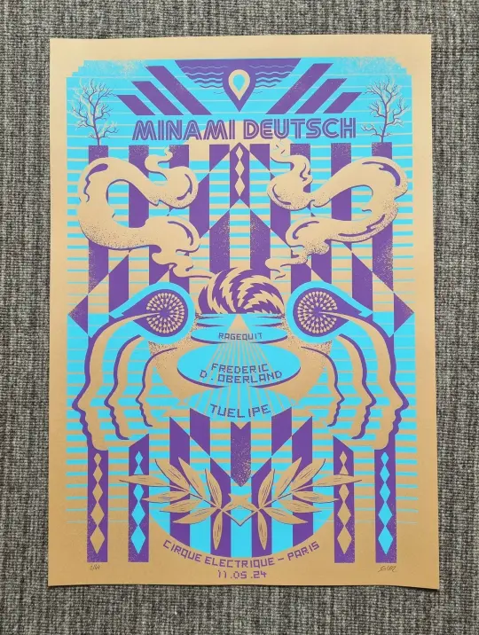 MINAMI DEUTSCH (gigposter Paris 2024)