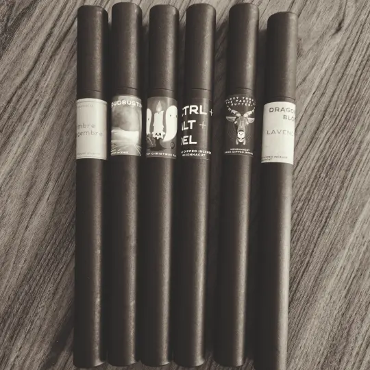 hand-dipped incense sticks