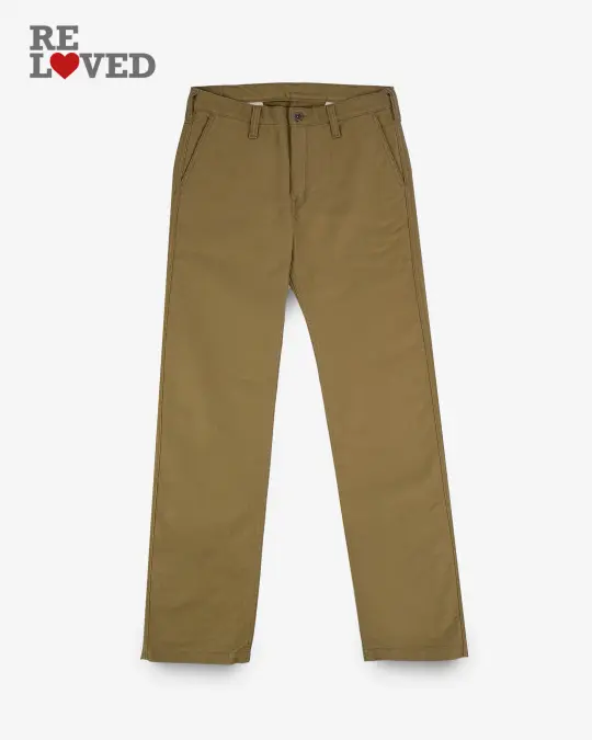 11oz Cotton Whipcord Work Pants - Khaki (IH-720-KHA) Tag 31, Hemmed to 27.3"