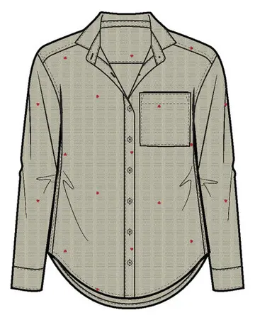 Women's Eddy Boyfriend LS Shirt