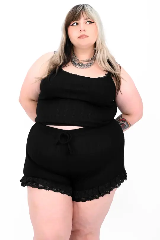 Pointelle Shorts - No Restock! - XS/S/3XL/4XL left!