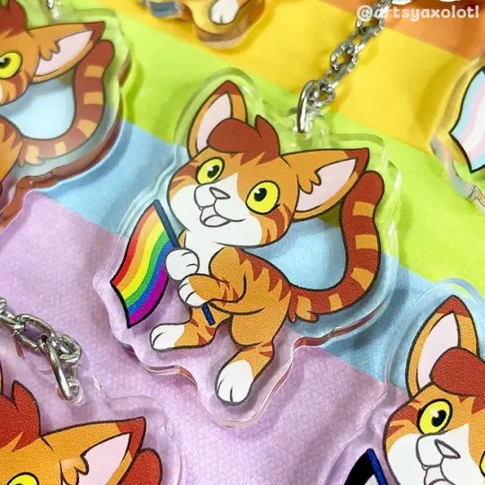 Shay Acrylic LGBTQ+ Pride Charms
