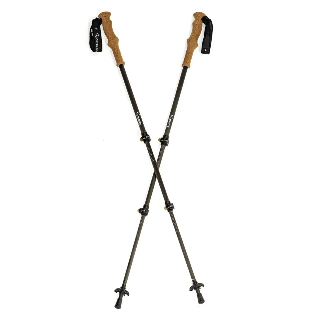 Diorite Telescopic Carbon Fiber Trekking Poles, Refurbished