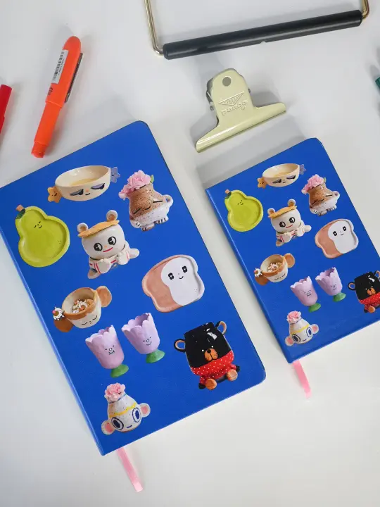 "Ceramic Party" Hardcover Notebook