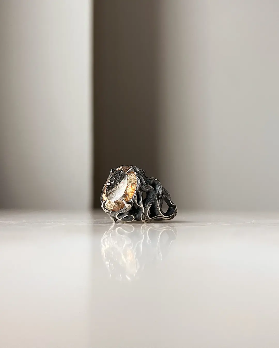 Pyre // Silver + Confetti Sunstone