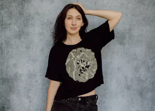 Twin Otters Crop Tee